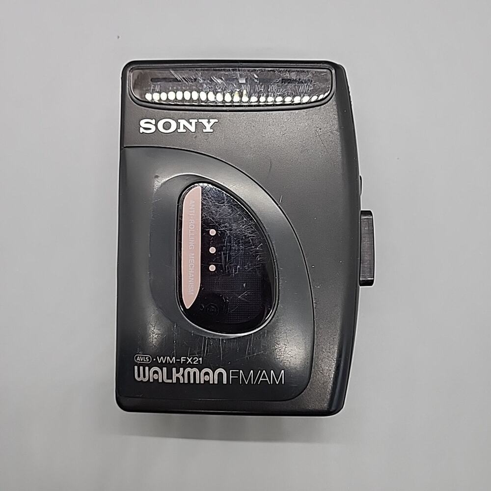 PARTS ONLY Sony Walkman WM-FX21 FM/AM Cassette Player Radio Works